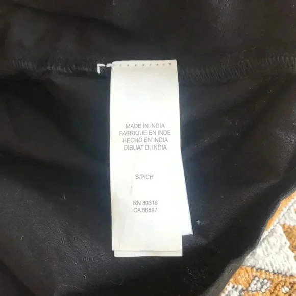 Lucky Brand ☘️ Embroidered Black blouse/jacket Folk Boho Western Indie Small. - Picture 8 of 14